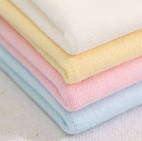Children's Cotton Knit Stretch Fabric Spandex 1*1 Rib Cloth Tee Fofang