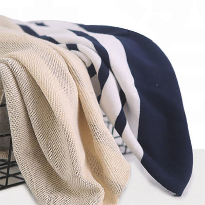 100 Percent Cotton Stripe Yarn Dyed Knitting Fabric Covers Sports Fofang
